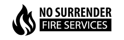 No Surrender Fire Services Logo in the Canadian Distributors Section of the Firebozz Portable Fire Suppression System Website Homepage