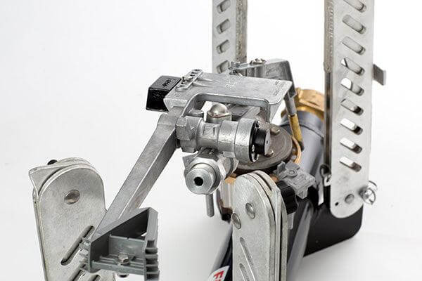 Close-up of a FireBozz® Magnum valve system, showcasing durable materials and precision engineering for wildfire protection.