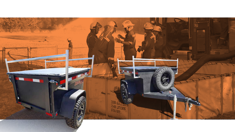 Typhoon Wildland Fire Trailer | Mobile Fire Suppression System – FireBozz